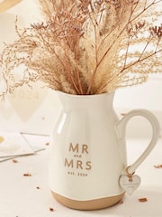 White Established In Wedding Jug - Image 1 of 4