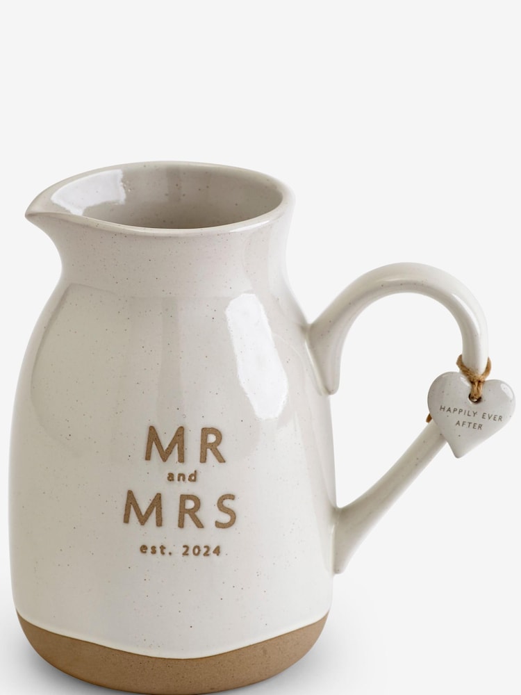 White Established In Wedding Jug - Image 4 of 4
