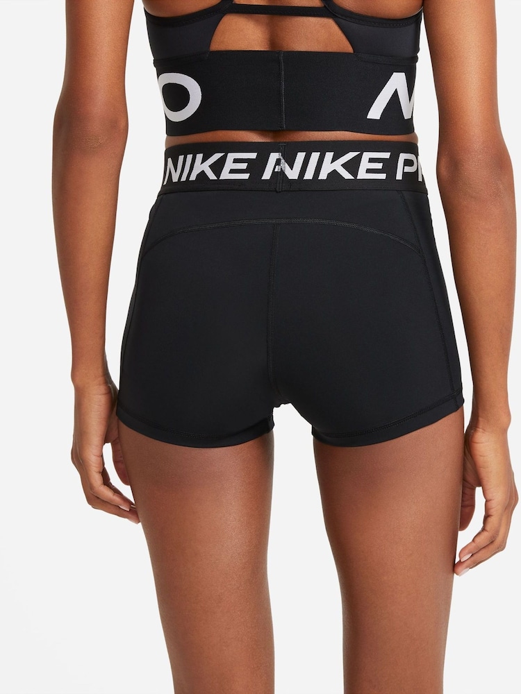 Nike Black Pro 3" Shorts - Image 2 of 6