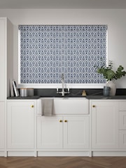 Blue Diamond Geo Made to Measure Roller Blind - Image 2 of 6