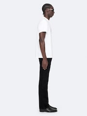 AllSaints White Tier Short Sleeve Crew Neck T-Shirt - Image 5 of 8
