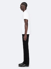AllSaints White Tier Short Sleeve Crew Neck T-Shirt - Image 7 of 8