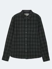 AllSaints Black Bower Long Sleeve Shirt - Image 8 of 8