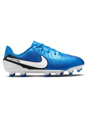 Nike Glacier Blue Kids Tiempo Legend 10 Academy Multi Ground Football Boots - Image 1 of 12