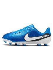 Nike Glacier Blue Kids Tiempo Legend 10 Academy Multi Ground Football Boots - Image 8 of 12