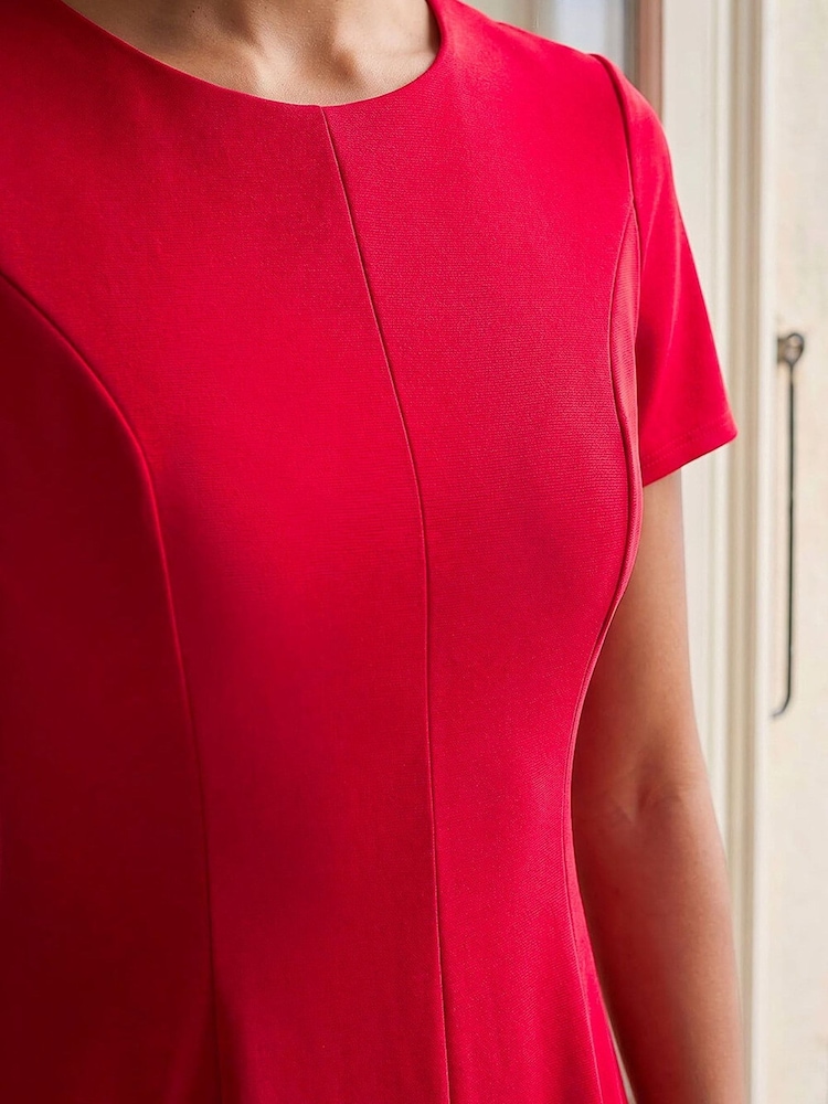 Roman Red Petite Ponte Dress - Image 4 of 4 Roman Red Petite Ponte Dress - Image 4 of 4