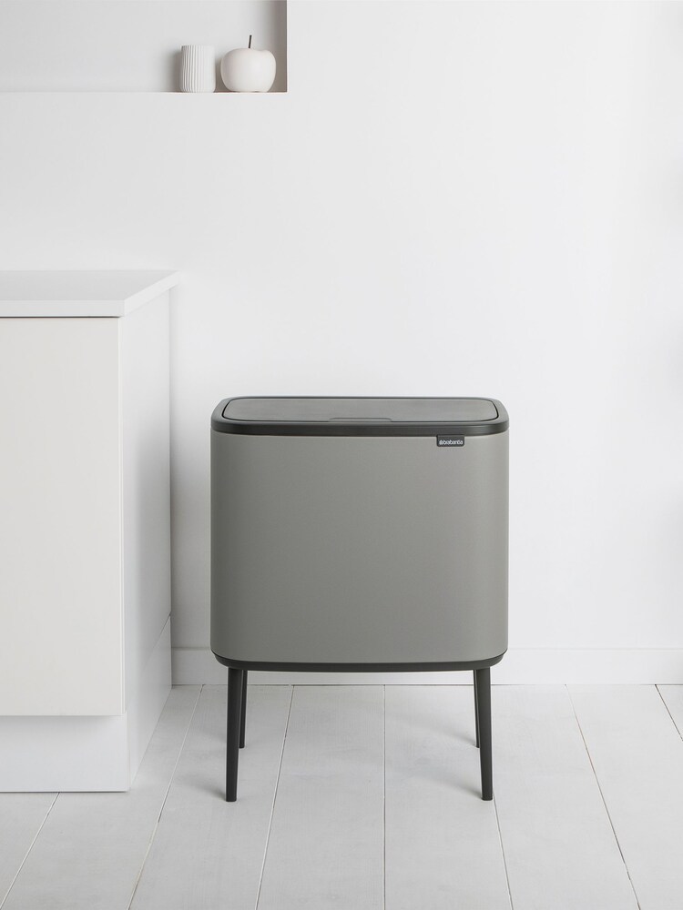 Brabantia Mineral Concrete Grey Bo 36L Touch Bin - Image 1 of 3