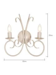 Visconte by BHS Livorno Wall Light - Image 4 of 6