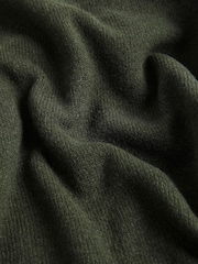 Khaki Green Premium 100% Lambswool Crew Neck Jumper - Image 8 of 8