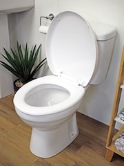 Showerdrape White Seville Soft Close Toilet Seat - Image 1 of 3