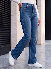 Roman Blue Bootcut Stretch Denim Trousers - Image 1 of 4
