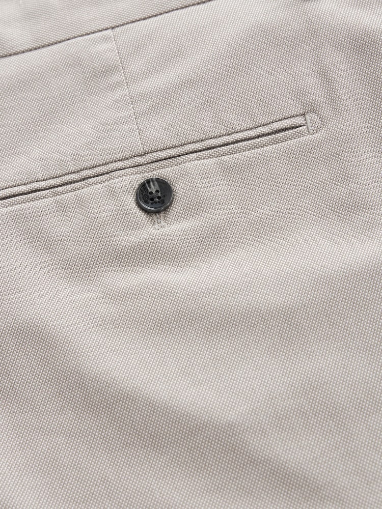 Stone Slim Smart Textured Chino Trousers - Image 10 of 12