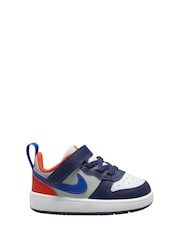 Nike Blue/Black Infant Court Borough Low Recraft Trainers - Image 1 of 4