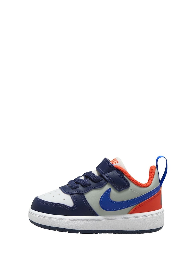 Nike Blue/Black Infant Court Borough Low Recraft Trainers - Image 2 of 4