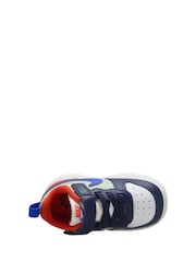 Nike Blue/Black Infant Court Borough Low Recraft Trainers - Image 3 of 4