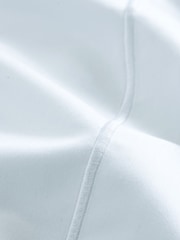 Bianca White Luxury 800 Thread 100% Cotton Sateen Flat Sheet - Image 2 of 2