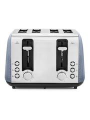 Tower Blue 4 Slot Toaster - Image 1 of 5