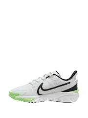 Nike White/Lime Youth Star Runner 4 Trainers - Image 2 of 4