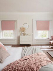 Pink Glitter Ready Made Blackout Roller Blind - Image 1 of 5