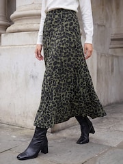Roman Green Smudge Spot Skirt - Image 1 of 4