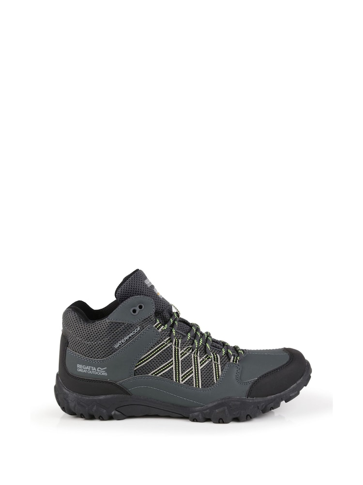 Regatta Grey Edgepoint Mid Waterproof Walking Boots - Image 2 of 6