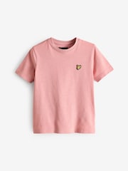 Lyle & Scott Light Pink Boys Essentials Crew Neck T-Shirt - Image 3 of 6