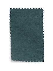 Fine Chenille Dark Teal Upholstery Swatch - Image 1 of 1