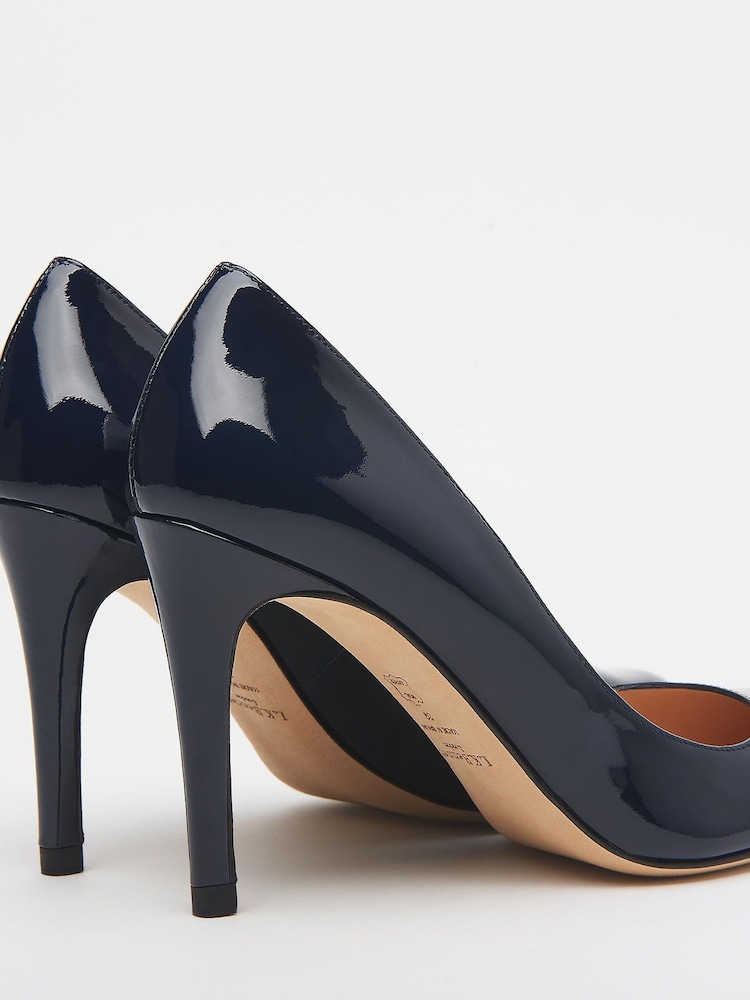LK Bennett Blue Stila Stiletto Pumps - Image 4 of 4