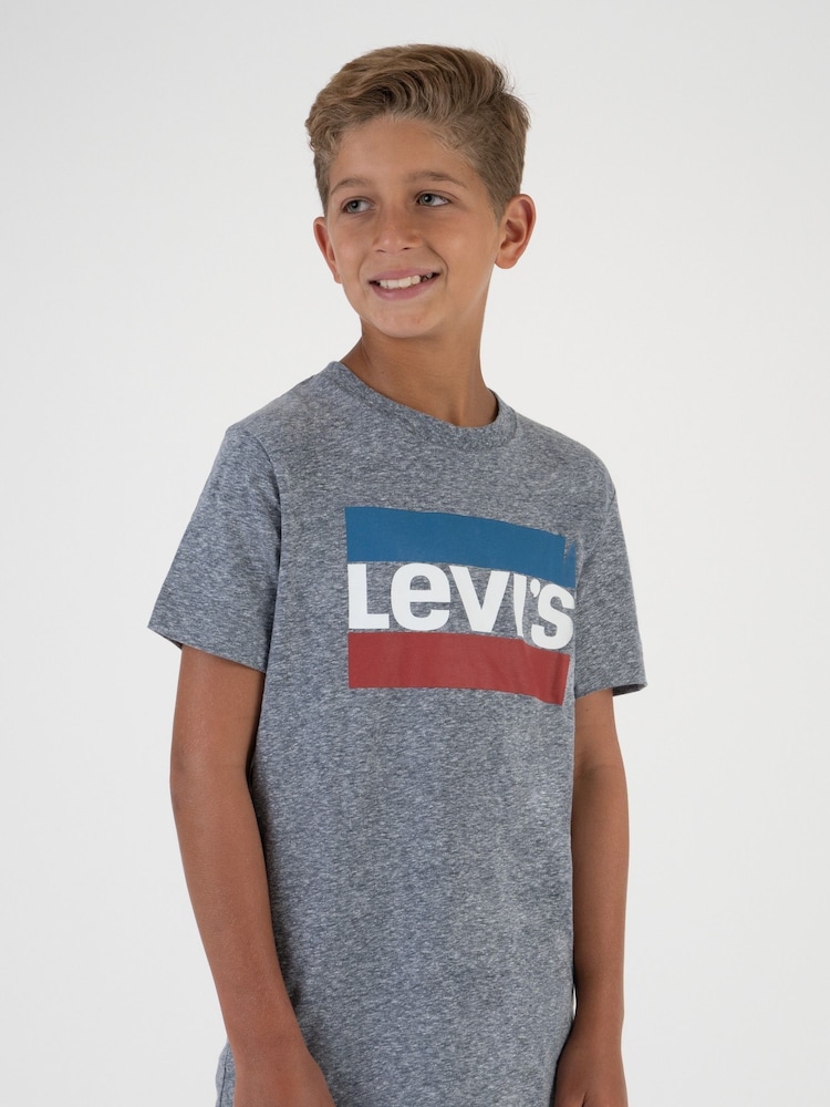 Levi's® Sports Logo 100% Cotton T-Shirt - صورة 1 من 5