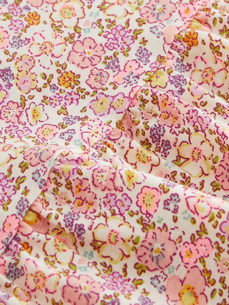 Pink Floral Ditsy Short Sleeve Empire T-Shirt (3mths-7yrs) - Image 7 of 7 Pink Floral Ditsy Short Sleeve Empire T-Shirt (3mths-7yrs) - Image 7 of 7
