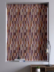 Rust Brown Blocks Made to Measure Roman Blind - Image 5 of 6