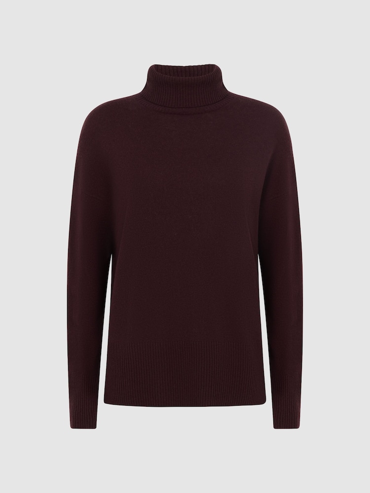 Reiss Berry Alexis Wool Blend Roll Neck Jumper - Image 2 of 5 Reiss Berry Alexis Wool Blend Roll Neck Jumper - Image 2 of 5