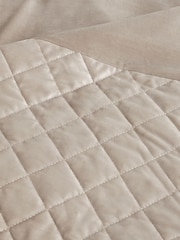 Champagne Hamilton Velvet Duvet Cover And Pillowcase Set - Image 2 of 2