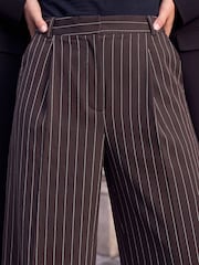 Roman Brown Pinstripe Trousers - Image 4 of 4