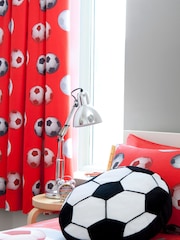 Catherine Lansfield White It's A Goal Cushion - Image 2 of 2
