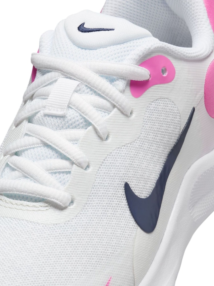 Blanc/Rose - Baskets Nike Youth Revolution 7
 - Image 11 of 12