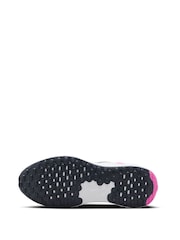 Nike White/Pink Youth Revolution 7 Trainers - Image 12 of 12