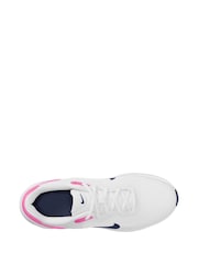 Nike White/Pink Youth Revolution 7 Trainers - Image 3 of 12