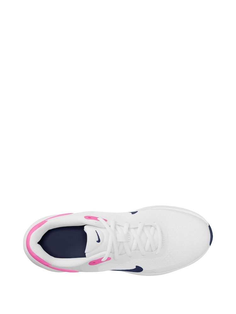 Blanc/Rose - Baskets Nike Youth Revolution 7
 - Image 8 of 12