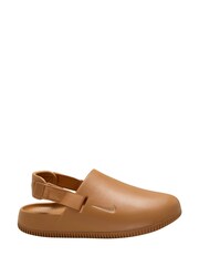Nike Brown Calm Mule Sandals - Image 1 of 4