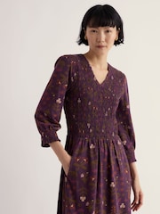 Seasalt Cornwall Purple Sea Sound Dress - Image 2 of 5