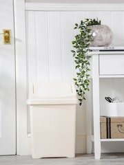 Wham Cream Casa 25L Plastic Swing Bin - Image 1 of 4