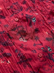 Seasalt Cornwall Red Larissa Cotton Crinkle Shirt - Image 6 of 6