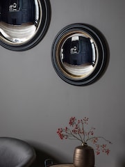 Gallery Home Gold Bruton Black & Gold Convex Mirror - Image 1 of 3
