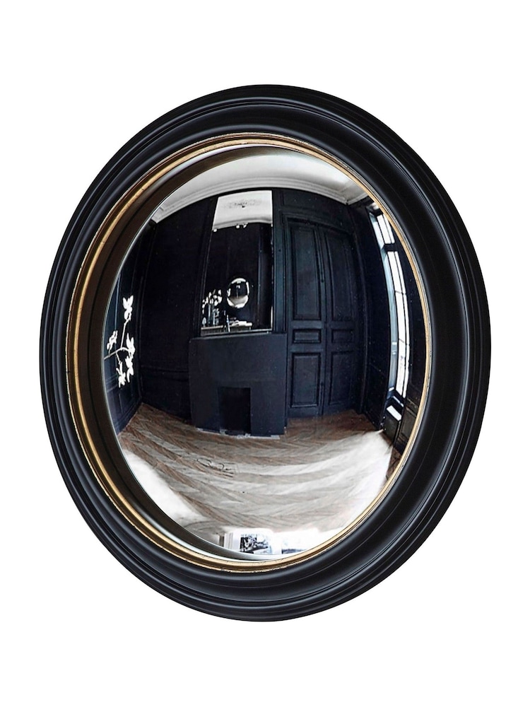 Gallery Home Gold Bruton Black & Gold Convex Mirror - Image 2 of 3