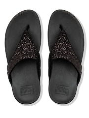 FitFlop Lulu Glitter Toe-Post Sandals - Image 5 of 5