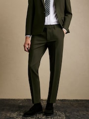 River Island Green Skinny Fit Suit Trousers - Image 3 of 4