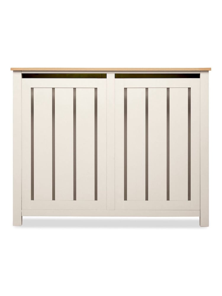 Classic Cream Malvern Oak Effect Radiator Cover - Image 2 of 6