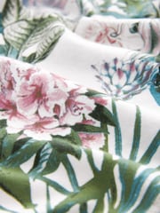 Ecru Floral 100% Cotton Long Sleeve Pyjamas - Image 10 of 10