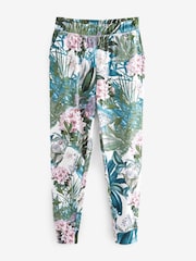 Ecru Floral 100% Cotton Long Sleeve Pyjamas - Image 8 of 10